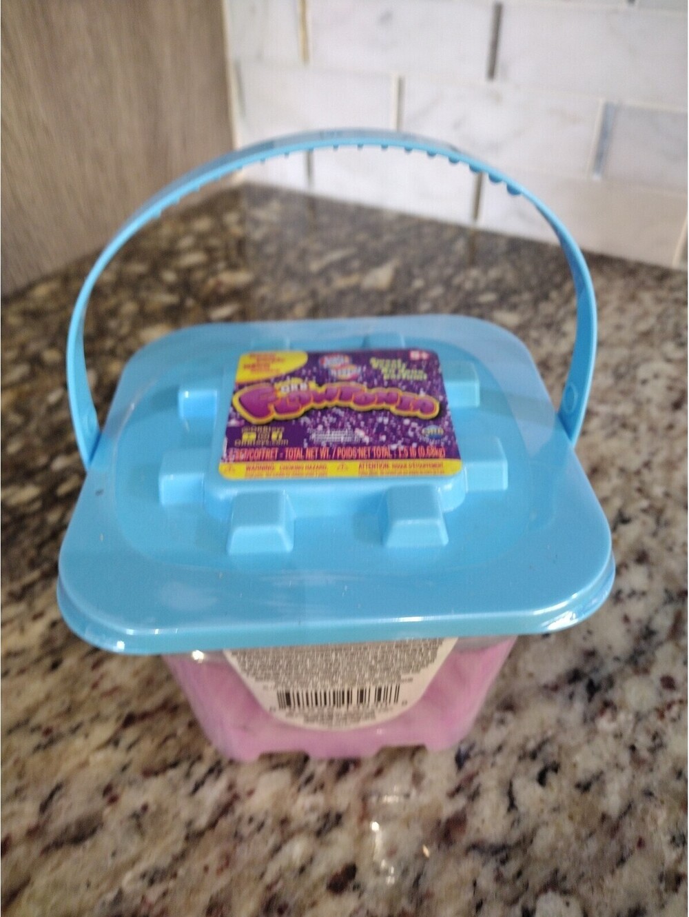 The Orb Factory ORB Flowtonia Box 1 .5 Lbs LG Sparklz PURPLEFloam Foam Slime